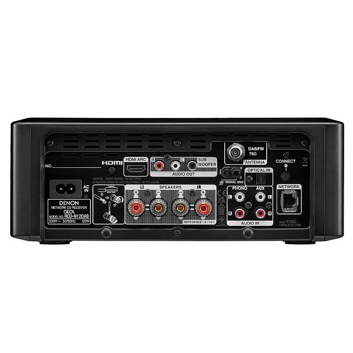 Ресивер Denon RCD-N12DAB Black - рис.3