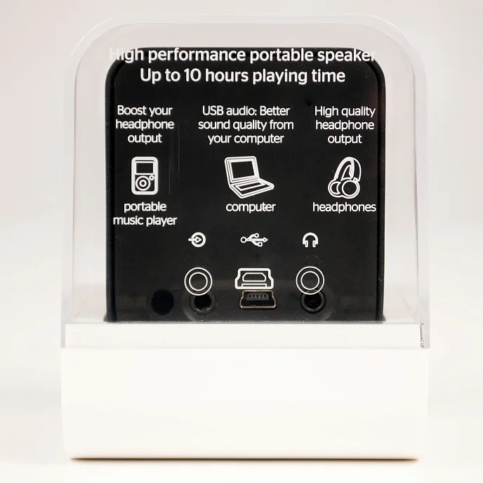 Портативная колонка Nu Force Cube Black - рис.4