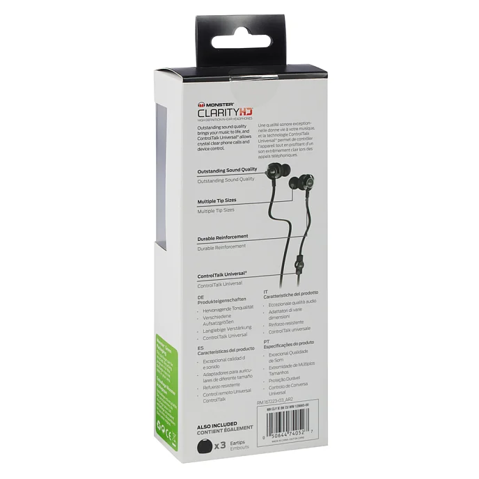 Наушники MONSTER CLARITY HD IN-EAR (BLACK) - рис.6
