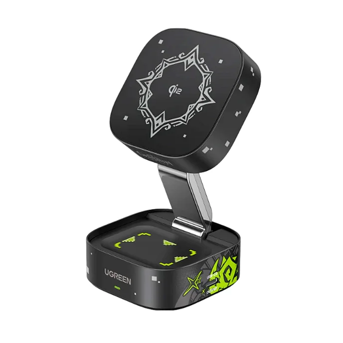Зарядное устройство UGREEN W702 Genshin Impact Edition 2-in-1 Magnetic серый - рис.0