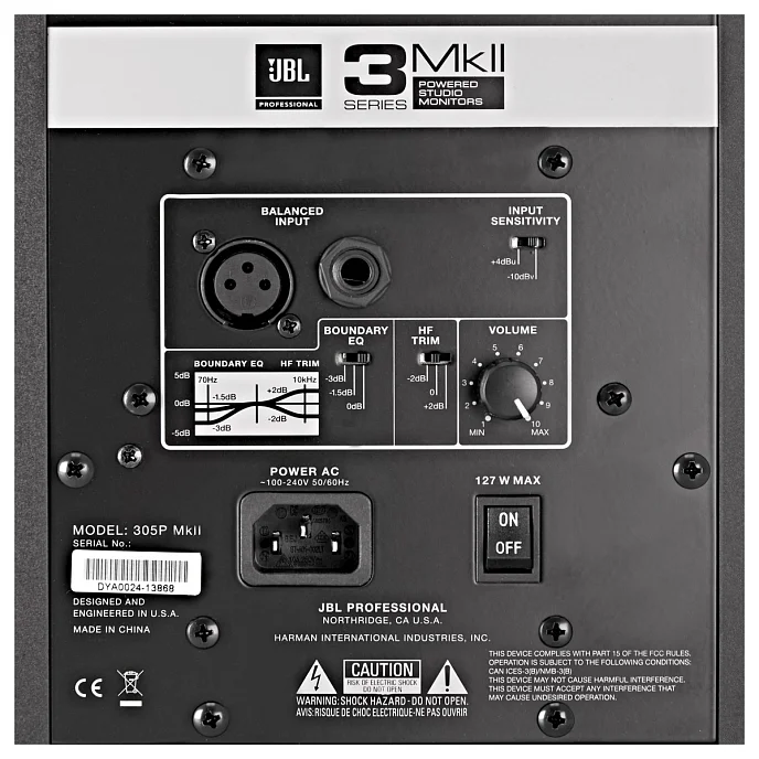 Студийный монитор JBL 305P MKII - рис.8