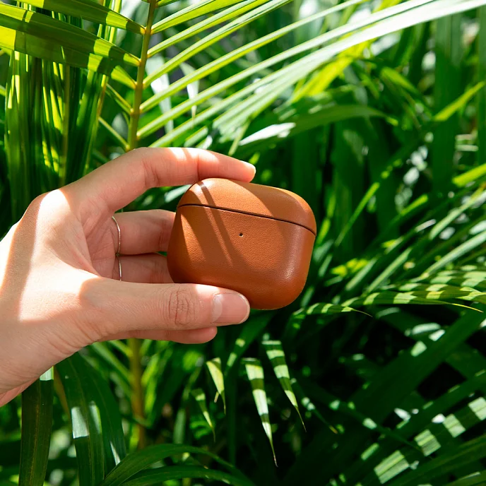 Чехол для Airpods Native Union Leather Case AirPods 3 Brown - рис.7