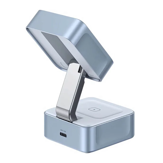 Беспроводная зарядка UGREEN W752 Magnetic 25W Wireless QI2.2 Silvery Blue - рис.2