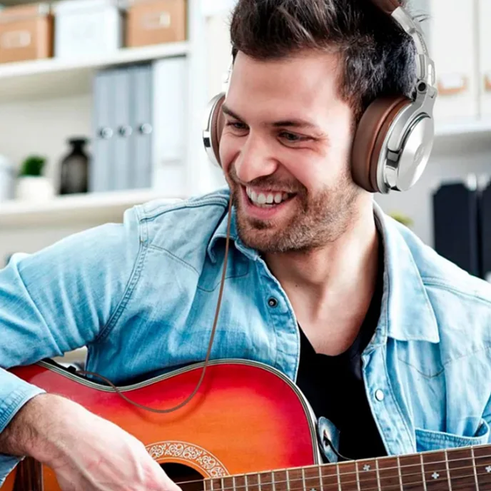 Наушники полноразмерные OneOdio Studio Pro 40 Silver - рис.2