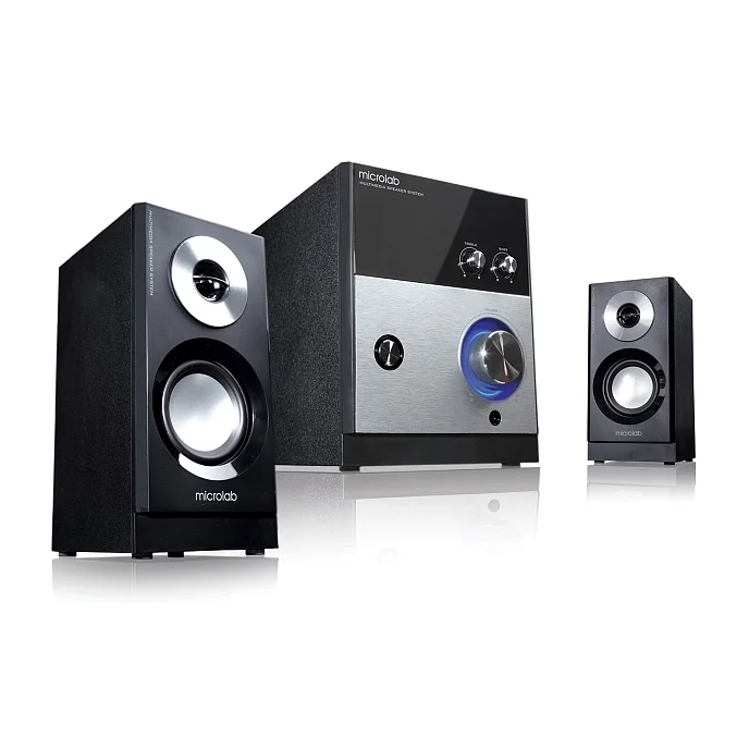 Компьютерные колонки Microlab M-880 Black Silver - рис.1