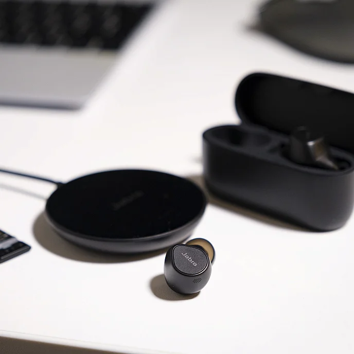 Беспроводные наушники Jabra Evolve2 Buds USB-A MS Wireless Charging Pad Black - рис.7