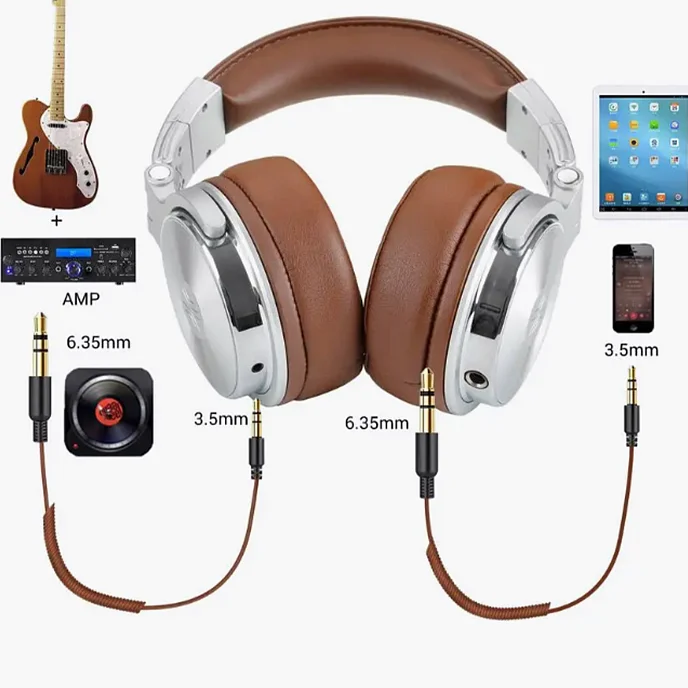 Наушники полноразмерные OneOdio Studio Pro 30 Grey/Brown - рис.8