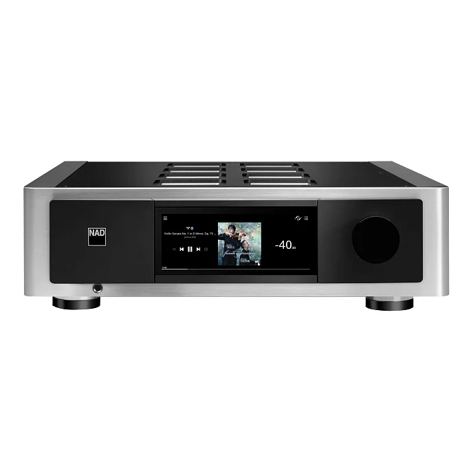 Сетевой аудиоплеер NAD M66 Silver Black - рис.0