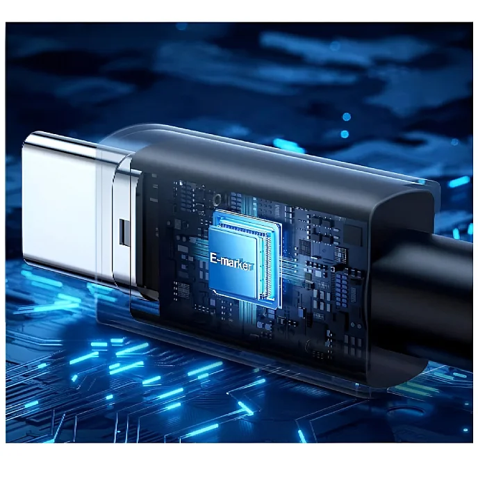 Кабель Ugreen L513 USB-C - USB-C 240W Black 1m - рис.6