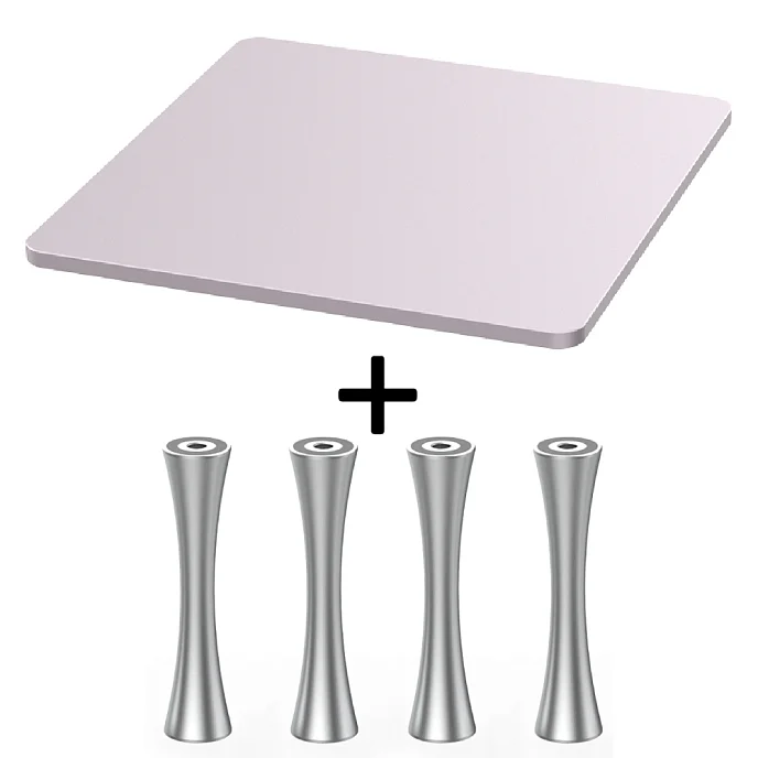 Стойка для Hi-Fi ddHiFi HS250 + SR85 x 4 Pinkish Gray/Silver - рис.0