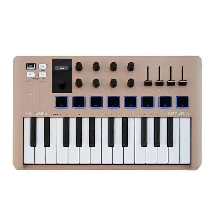 MIDI-клавиатура Arturia MiniLAB 3 Champagne - рис.0