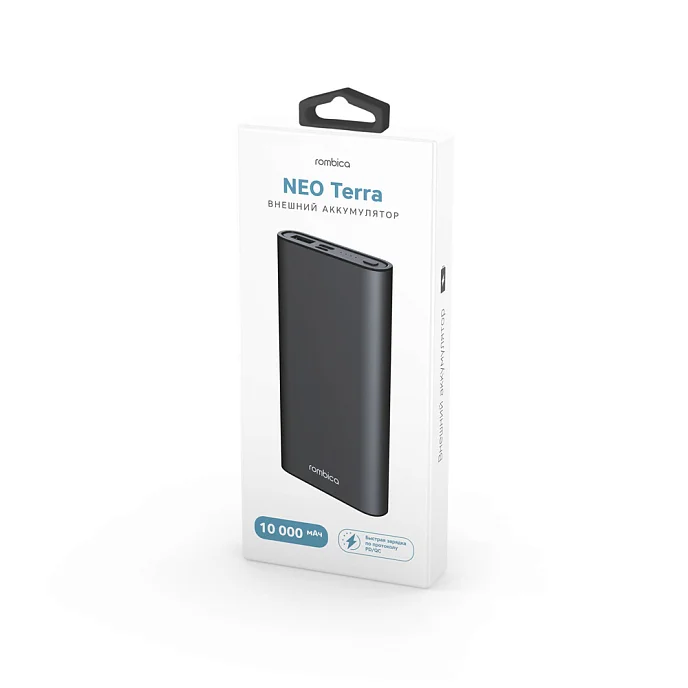 Портативный аккумулятор Rombica Power Bank Neo Terra 10000 mAh Black - рис.3