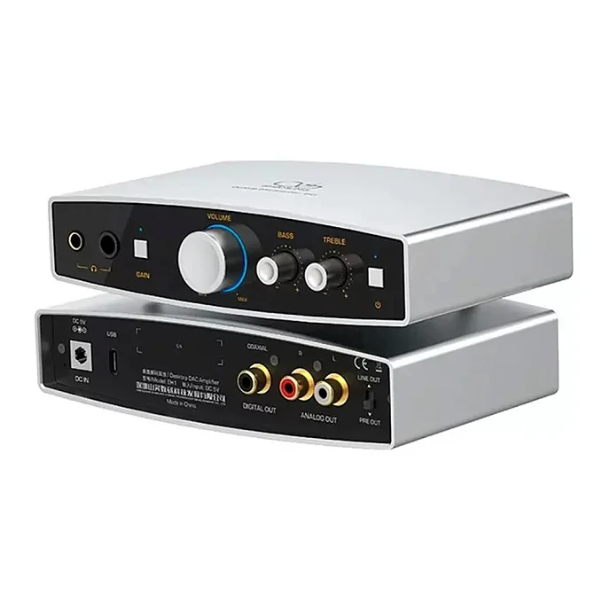 Усилитель для наушников с ЦАП Shanling EH1 Silver - рис.1