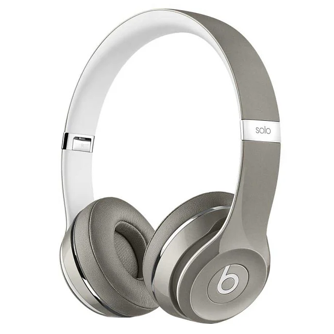 Наушники Beats Solo 2 Luxe Edition Silver - рис.0