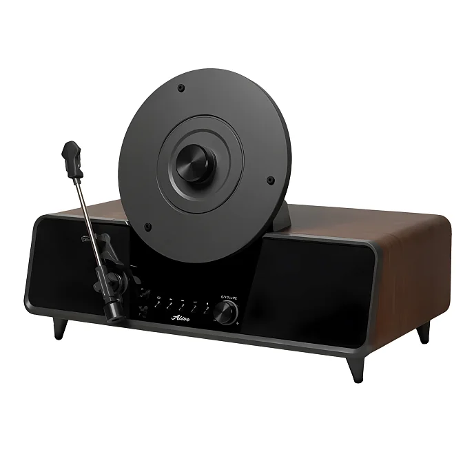Проигрыватель винила Alive Audio Pillar Black Wood - рис.3