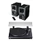 TEAC TN-280BT-A3 black и Klipsch The Fives Matte Black
