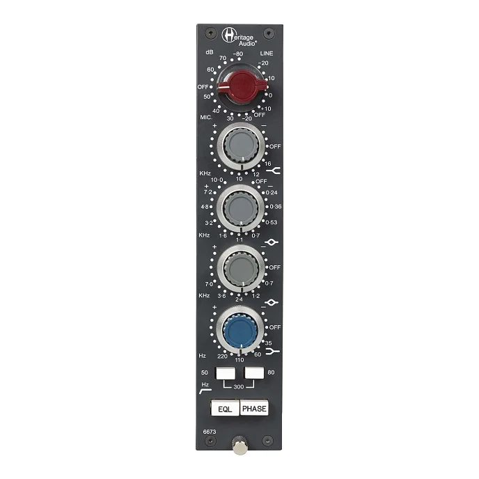Микрофонный предусилитель Heritage Audio 6673 Black - рис.0
