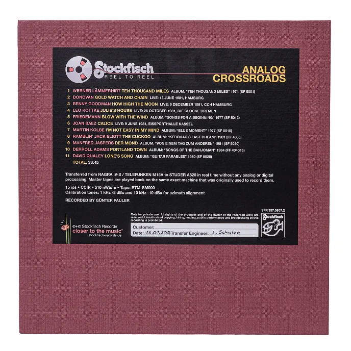 Магнитная лента V.A. - Analog Crossroads магнитная лента 38/2 - рис.3