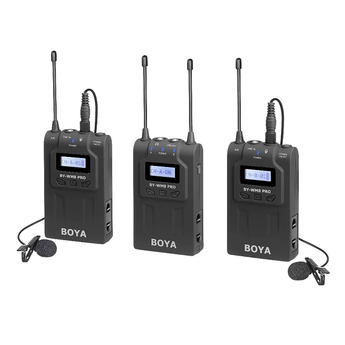 Микрофон беспроводной Boya BY-WM8 PRO-K2 - рис.0