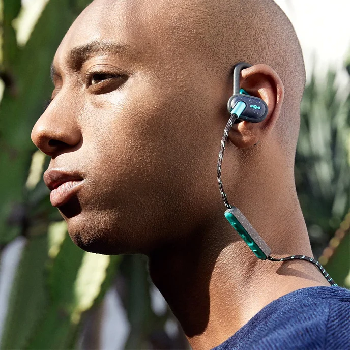 Беспроводные наушники House of Marley Uprise Teal - рис.5