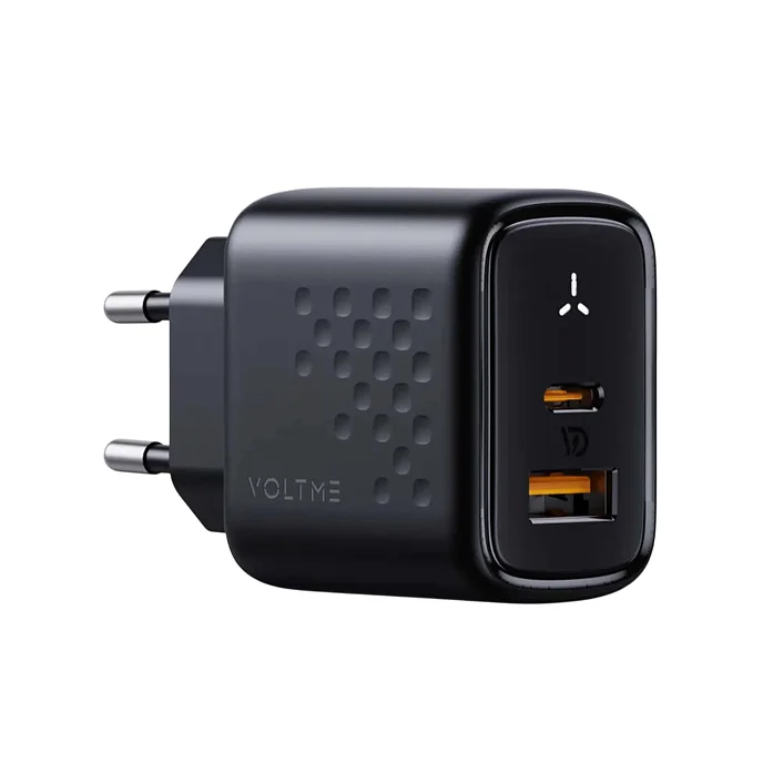 Сетевое зарядное устройство VOLTME Revo 45CA Duo Black - рис.0