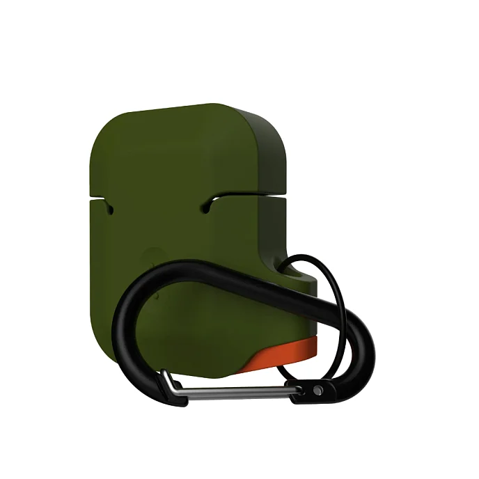 Чехол для Airpods UAG Silicone case for Apple Airpods Olive Drab - рис.2
