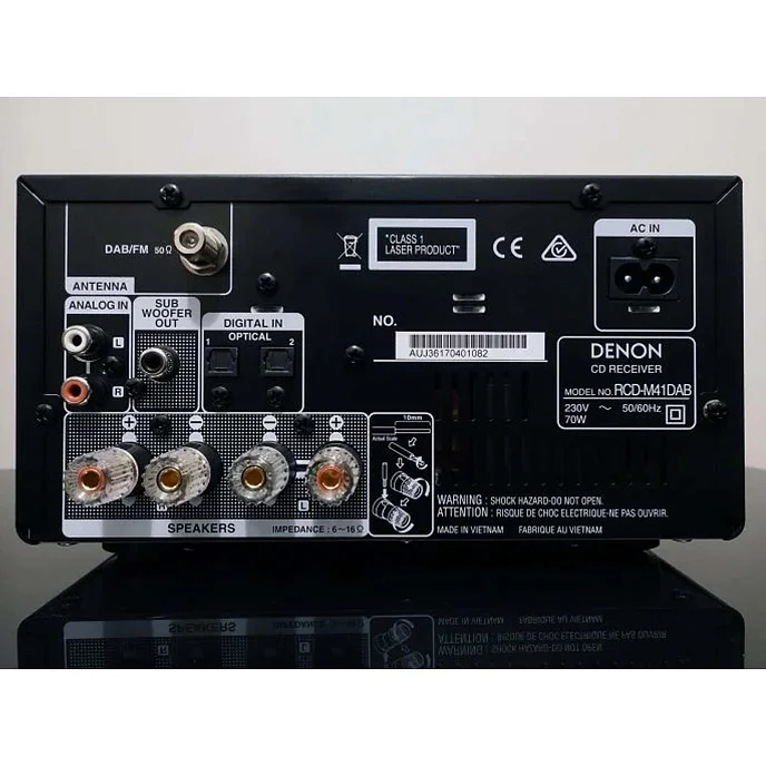 Ресивер Denon RCD-M41DAB Black - рис.5