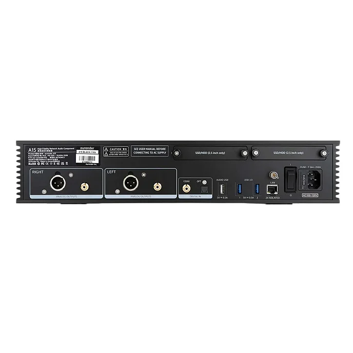 Сетевой аудиоплеер Aurender A15 2TB Black - рис.1