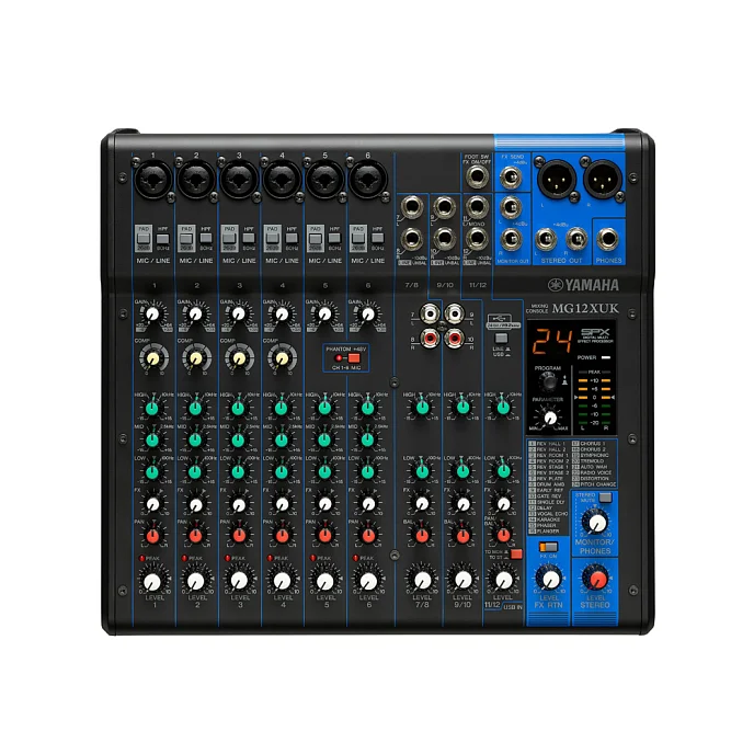 Микшерный пульт Yamaha MG12XUK Black - рис.0