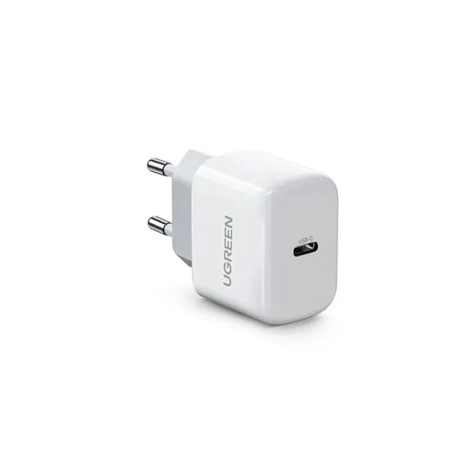 Сетевое зарядное устройство Ugreen CD241 (10220) USB-C 20W PD Fast Charger White - рис.2