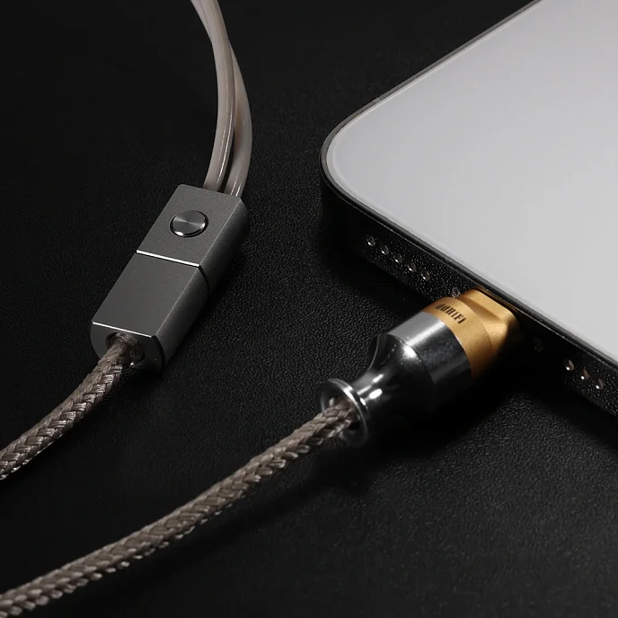 Кабель ddHiFi M110A 2-pin - Lightning Silver - рис.5