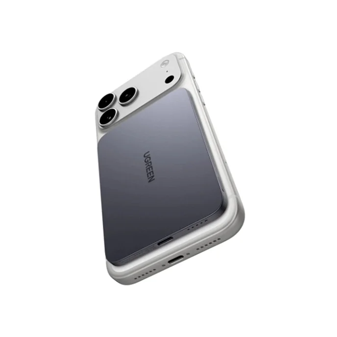 Внешний аккумулятор Ugreen PB580 MagFlow Air Ultra-Slim 5000mAh Grey Cosmos - рис.9