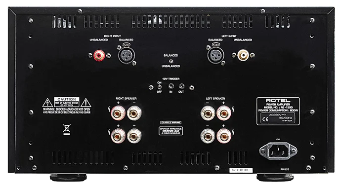 Усилитель мощности Rotel RB-1590 Black - рис.1