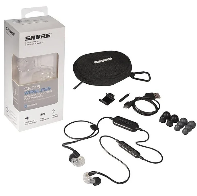 Беспроводные наушники Shure SE215 BT1 Clear - рис.5