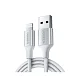 Кабель UGREEN US199 Lightning - USB-A 2m Silver - рис.0