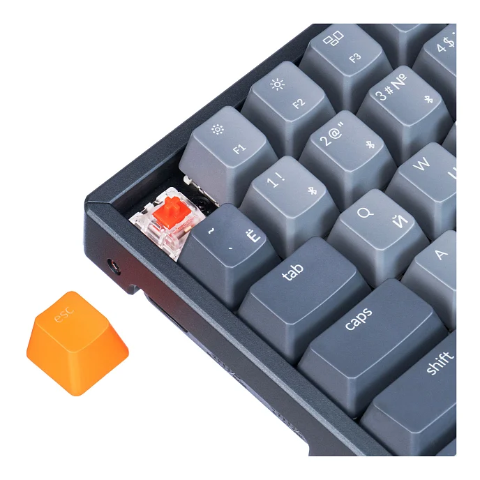 Клавиатура Keychron K2 Aluminum Gateron Hot-Swappable Blue Switch - рис.7