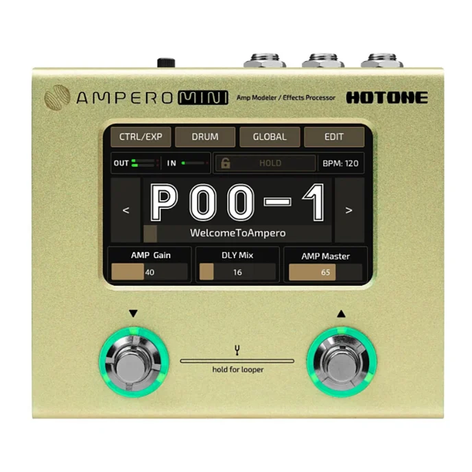 Процессор эффектов Hotone Ampero Mini Mustard - рис.0