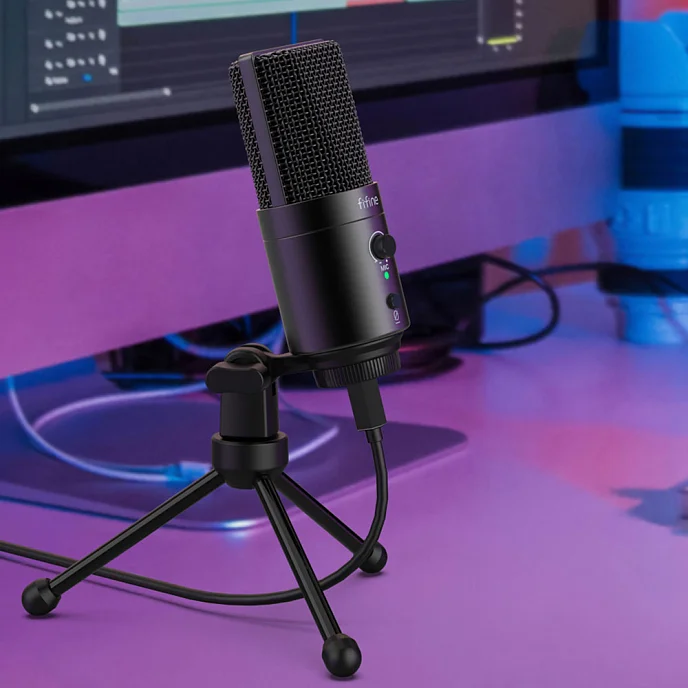 Микрофон для стриминга и игр Fifine F4 Black - рис.2