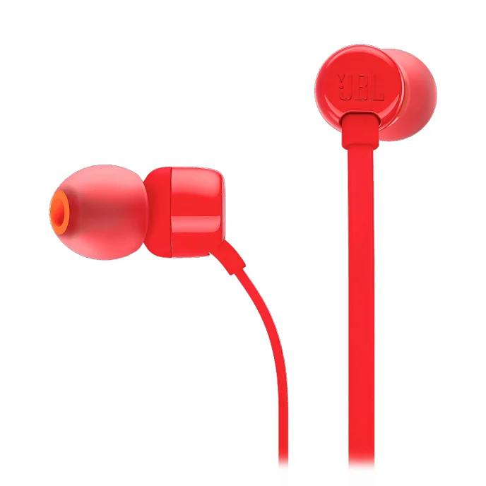 Наушники внутриканальные JBL T110 Red - рис.0