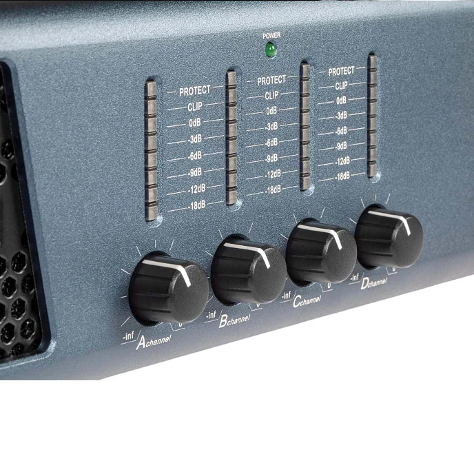 Усилитель мощности Premiera CH4 4300 Blue/Silver - рис.2