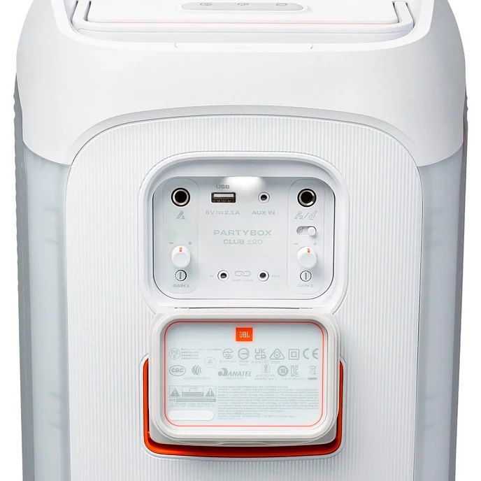 Беспроводная акустика JBL PartyBox Club 120 White - рис.7