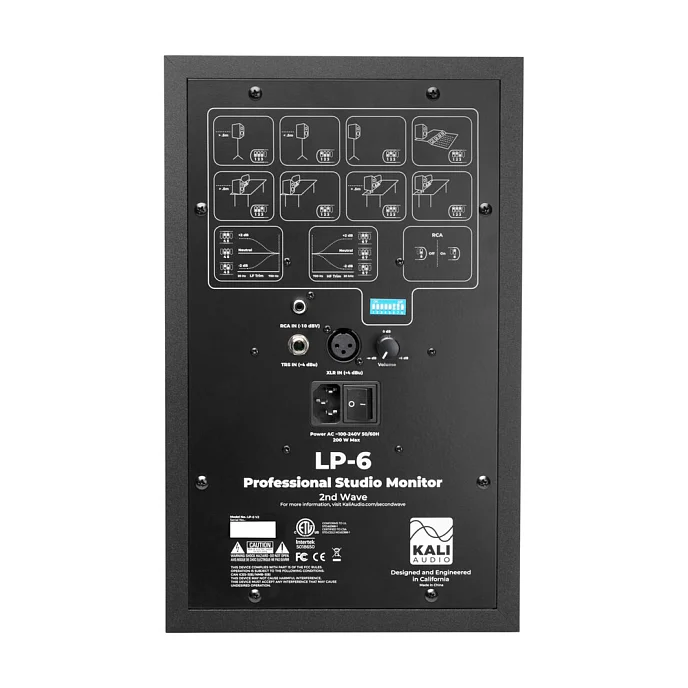 Студийный монитор Kali Audio LP-6 V2 Black - рис.3