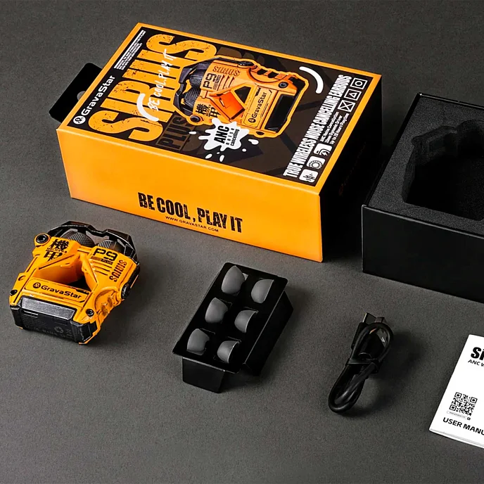 Беспроводные наушники Gravastar Sirius Plus War Damaged Yellow - рис.8