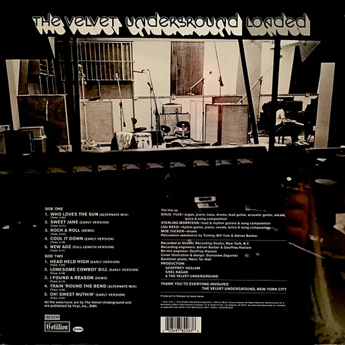 Виниловая пластинка The Velvet Underground - Loaded (Alternate Version) (Crystal-Clear) LP - рис.1
