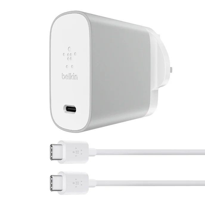 Сетевое зарядное устройство Belkin Type-C 45W Silver - рис.0