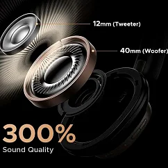 Беспроводные наушники UGREEN HP206 Studio Pro Black