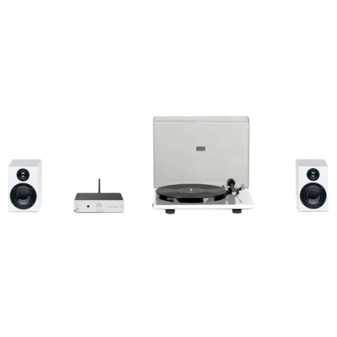 Проигрыватель винила Pro-Ject Stereo Set E Phono Silver/White - рис.0