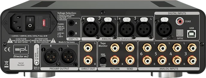 Предусилитель SPL Director Mk2 Red - рис.2