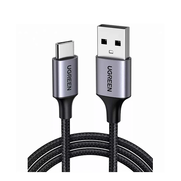 Кабель UGREEN US288 USB-A - USB-C Cable 1m Black - рис.0