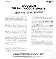 Пластинка Phil Woods Quartet - Woodlore - (Analogue) LP